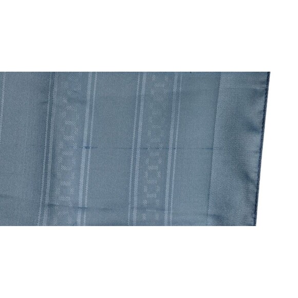 VTG Womens Scarf Head Neck Wrap or Table Runner Oblong Blue Made in Italy READ - Picture 5 of 5